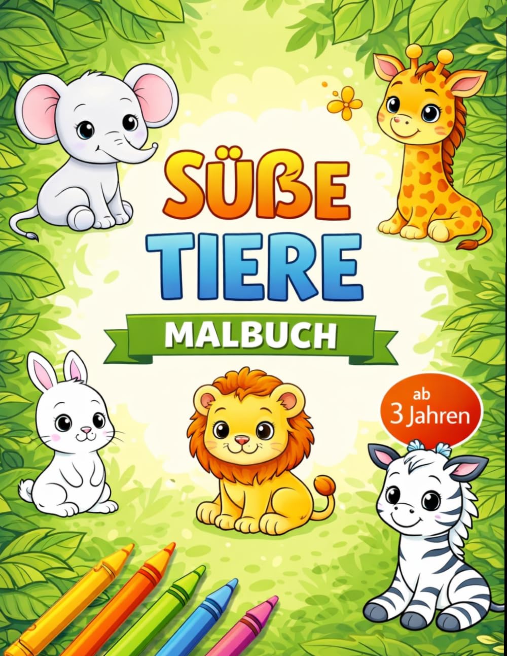 Süße Tiere Malbuch