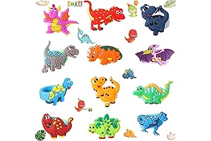 24 Packs Enchanting Dino Cupcake Toppers for Roarsome Dinosaur Party Favors