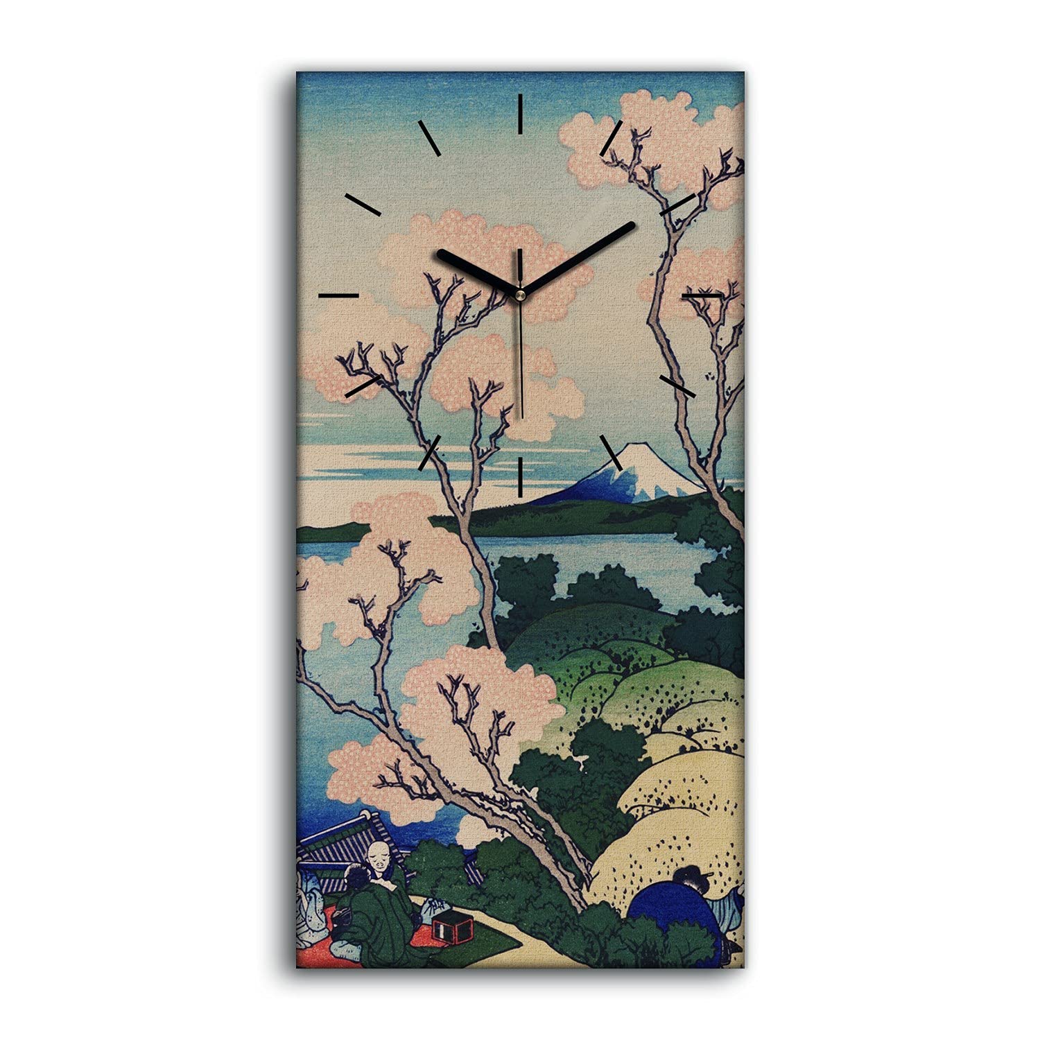 Horloge silencieuse ne pas tic tac sur toile de salon moderne 30x60