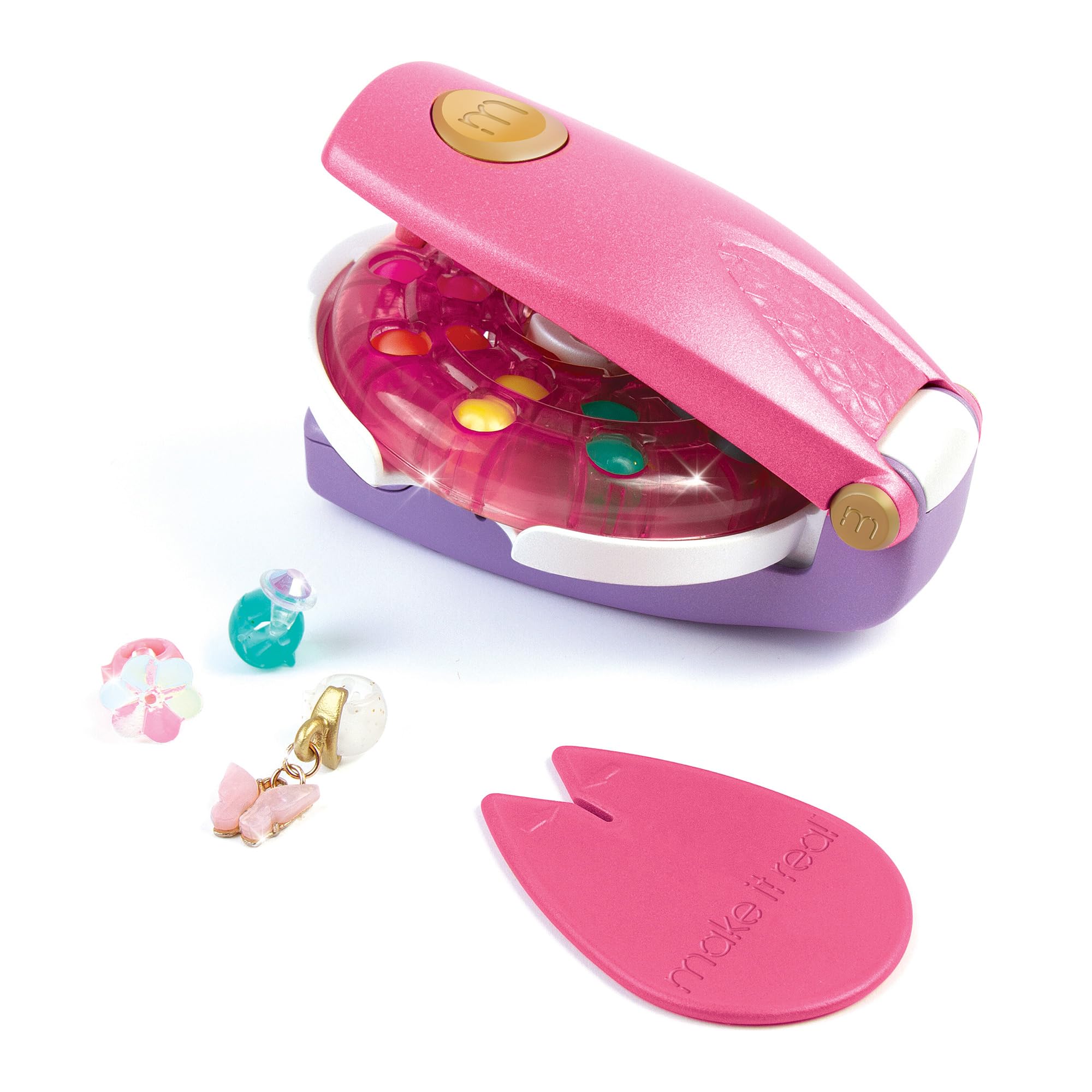 Set De Peinado Creativo Make It Real – 50 Cuentas, Gemas, Flores Y Clips – Juguete Educativo Para Niñas De 8 Años – Fomenta La Creatividad Y El Estilo