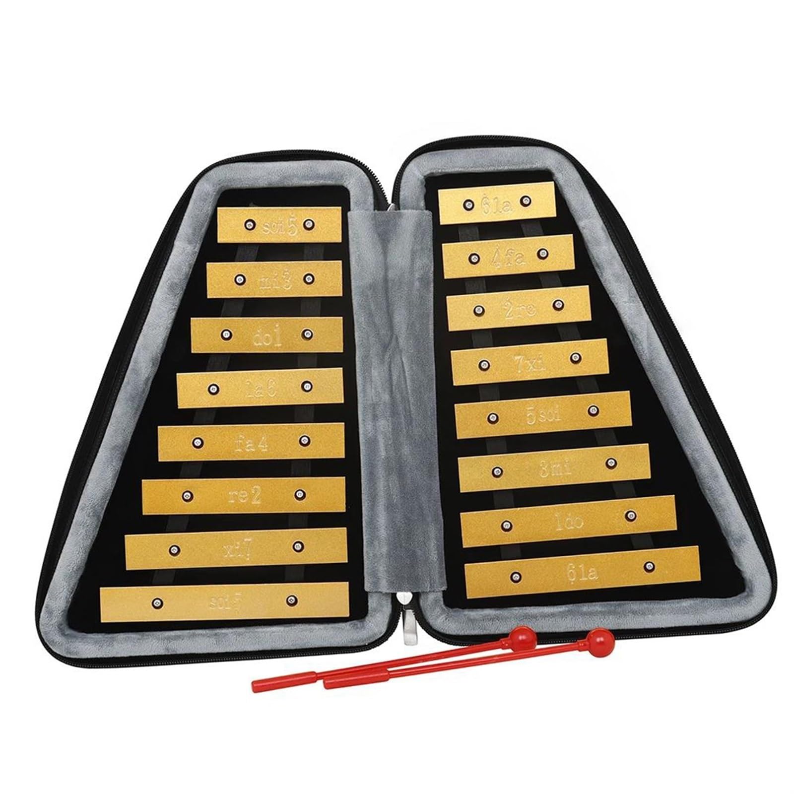 Xylophon 16-Ton-Glockenspiel Xylophon Professionelles Schlaginstrument Carillon-Instrumente Anfänger-Musikgeschenke Mit Box