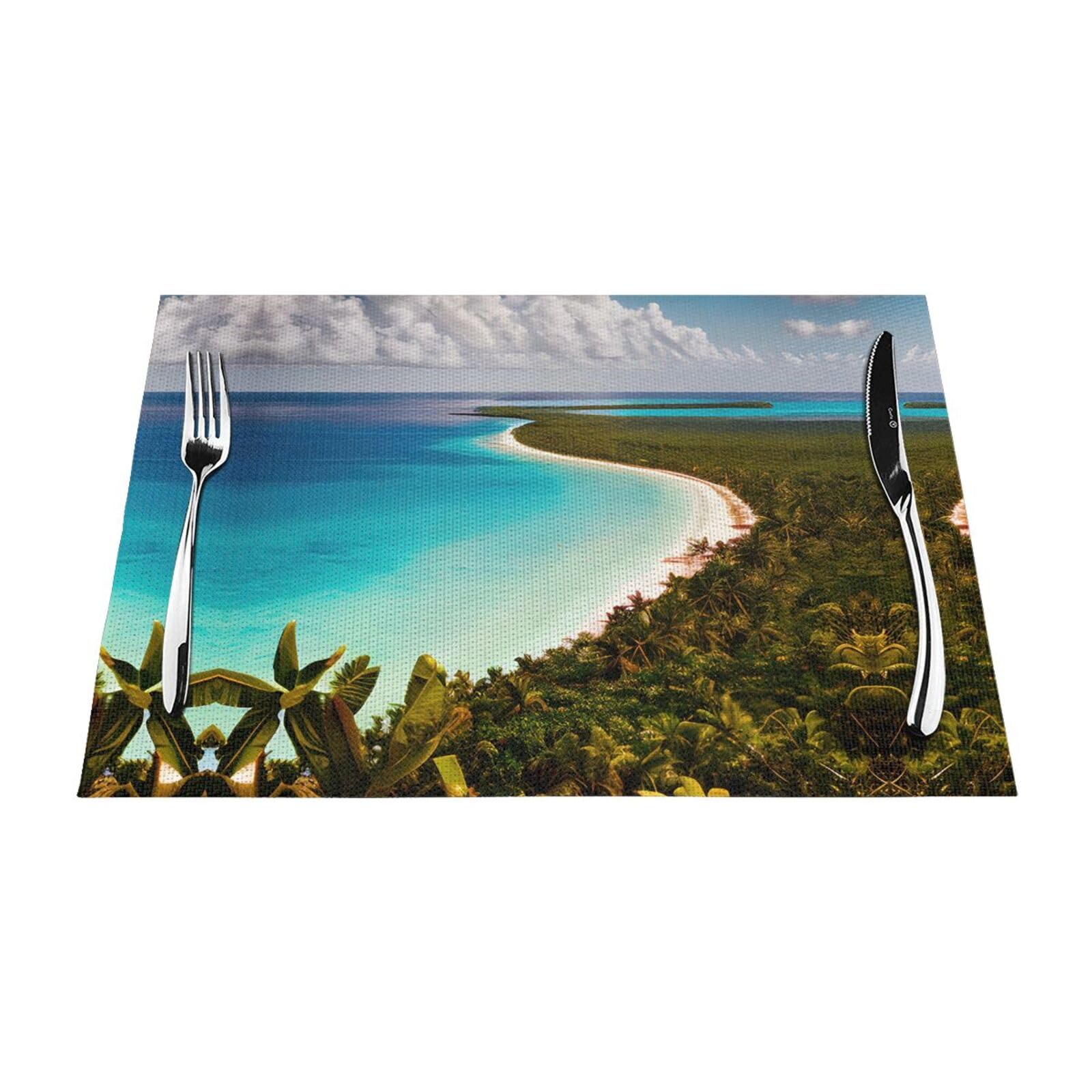 Set de table Cuba pour eviter les taches sur table de cuisine