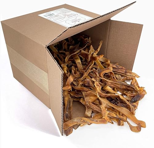 Miniatura 4 de Best Pet Supplies GigaBite - Tiras de orejas de cerdo asado para perros, masticables naturales para perros, tiras para orejas de cerdo asado,