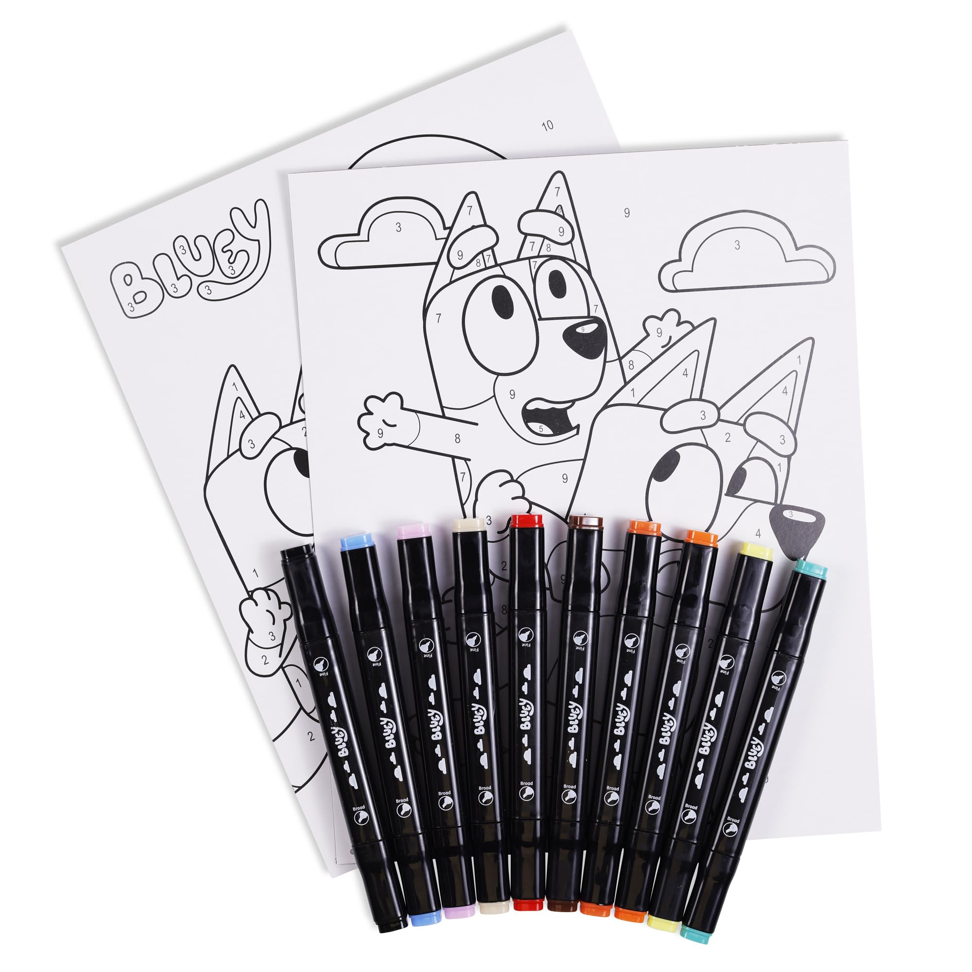KIDS EUROSWAN SL Paint BY Numbers BLUEY