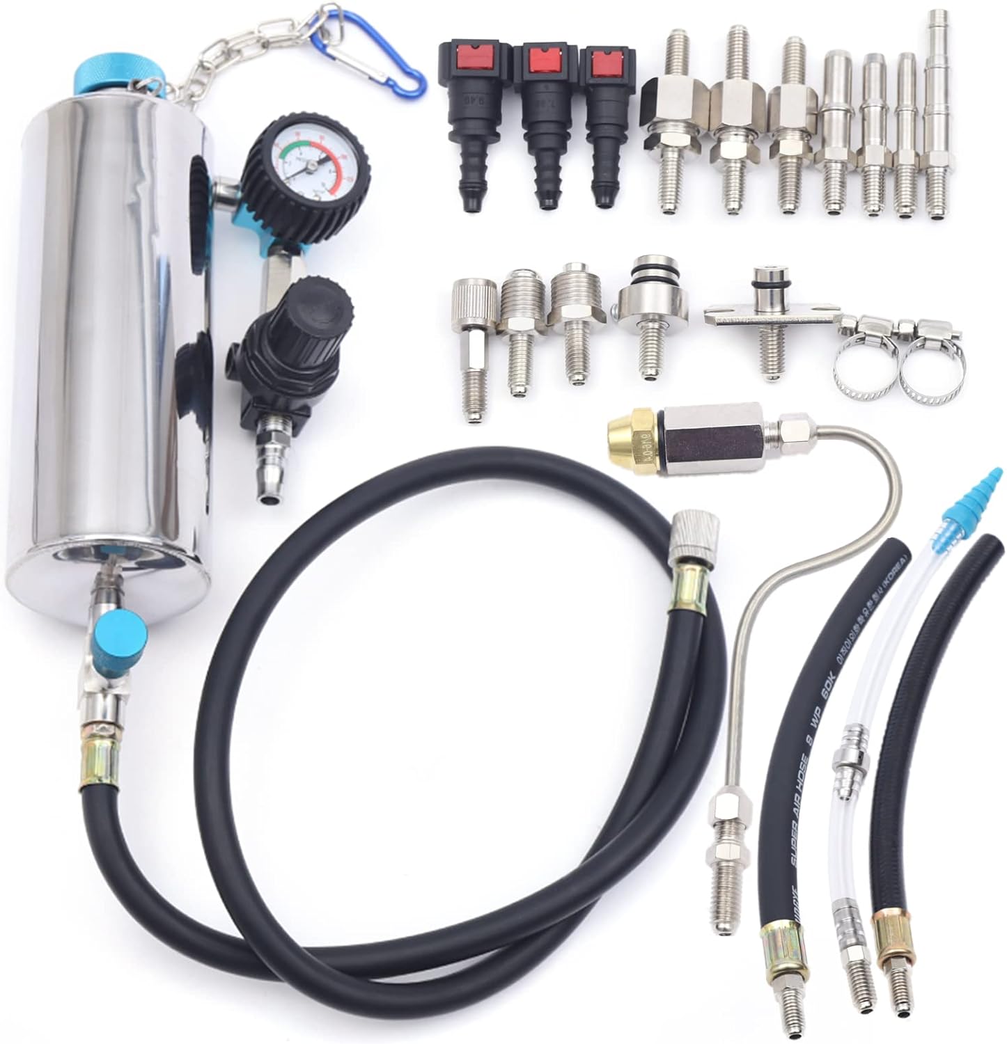 Fuel Injector Cleaner Kit 120 PSI Automotive Nondismantle