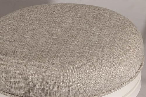 Vista 30 de Hillsdale Aubrie - Taburete giratorio de metal, color negro mate