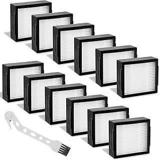 12 Pack Replacement HEPA Filter for iRobot Roomba Combo j7+ / Combo j5+ / Combo j5 / Combo i5+ / Combo i5 Robot Vacuum Accessories Parts