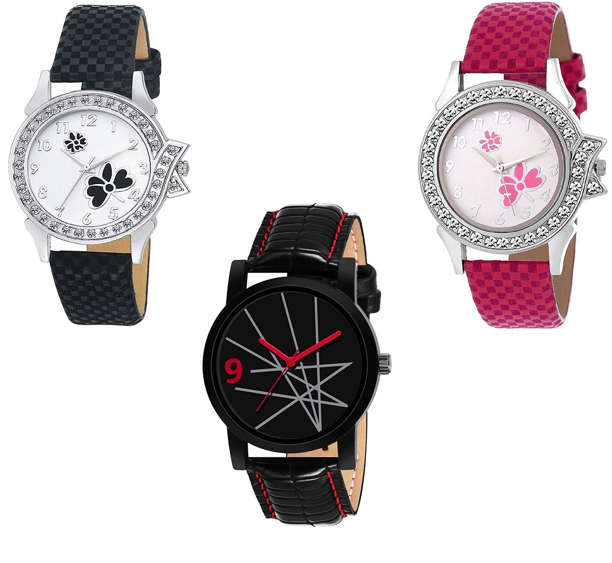 RPS FASHION WITH DEVICE OF R Analog Combo Pack of 3 Multicolour Wrist Watch for Couple (B0851FQFVS) Amazon Price History, Amazon Price Tracker