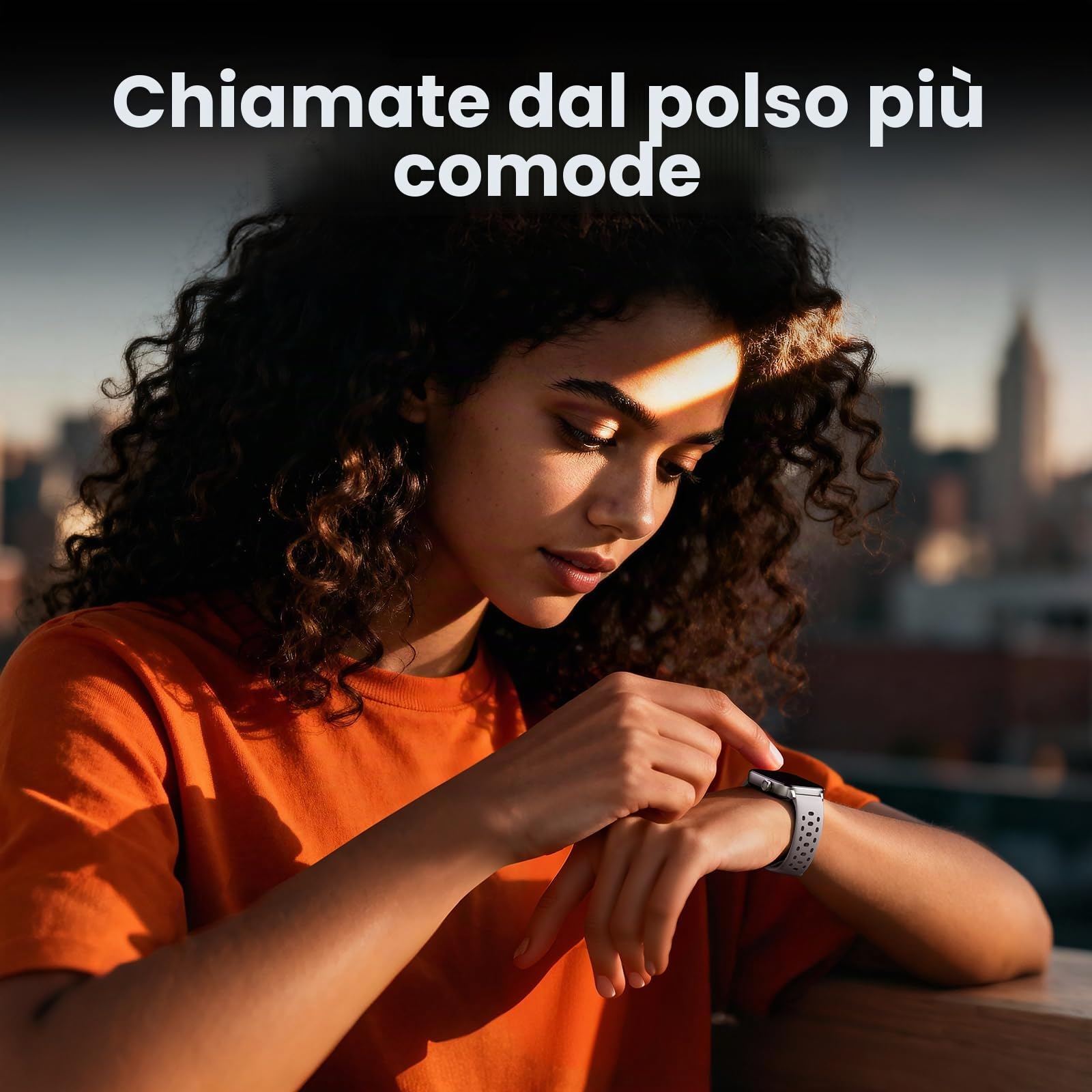 Mibro Fit Smartwatch Donna Uomo, 27,9g ultraleggero, Assistente Vocale, 1.75" AMOLED Orologio Intelligente Fitness con Chiamate Bluetooth, 150 Modalità Sportive, Calcolatori per Android iOS, Argento