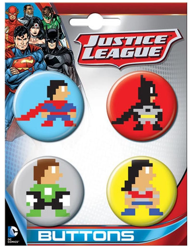 Ata-Boy DC Comics Justice League Chibi 8-Bit Set of 4 1.25