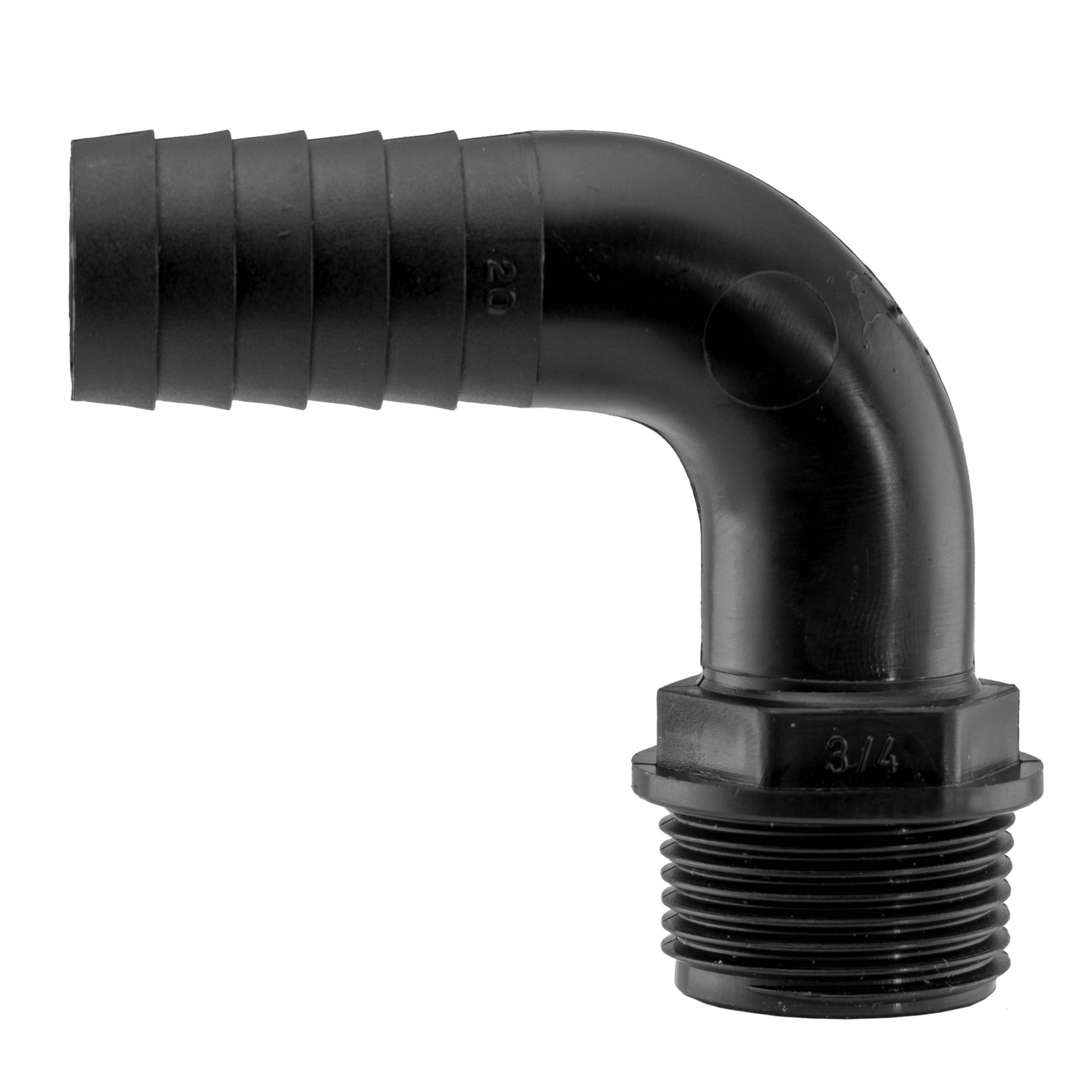Pond Hose Connectors: T-Bend, Straight, Tap, Valve, Tee, Elbow, Flow Control, Adjustable, Leak-Proof Fittings for Water Pumps, Filters, and Irrigation Systems (Elbow 50mm - 2" BSPM)