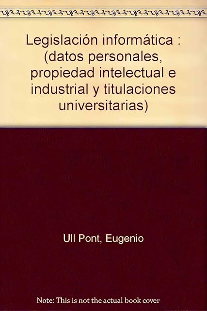 Portada de Legislacion Informatica