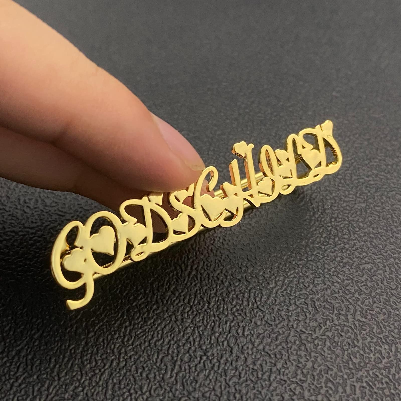 Laosepbomei Custom Knuckles Name Ring Personalized Three Finger