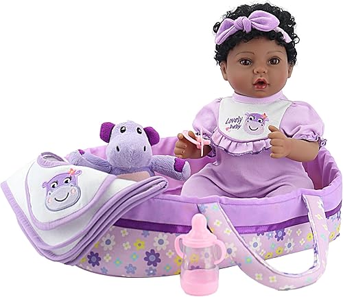 Aori 2.0 Muñecas de bebé recién nacidas realistas de piel realista de 20 pulgadas, muñeca Reborn hecha a mano de vinilo suave de cuerpo completo con