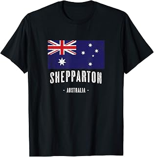 City of Shepparton Australia | Australian Flag, Aussie Top - T-Shirt