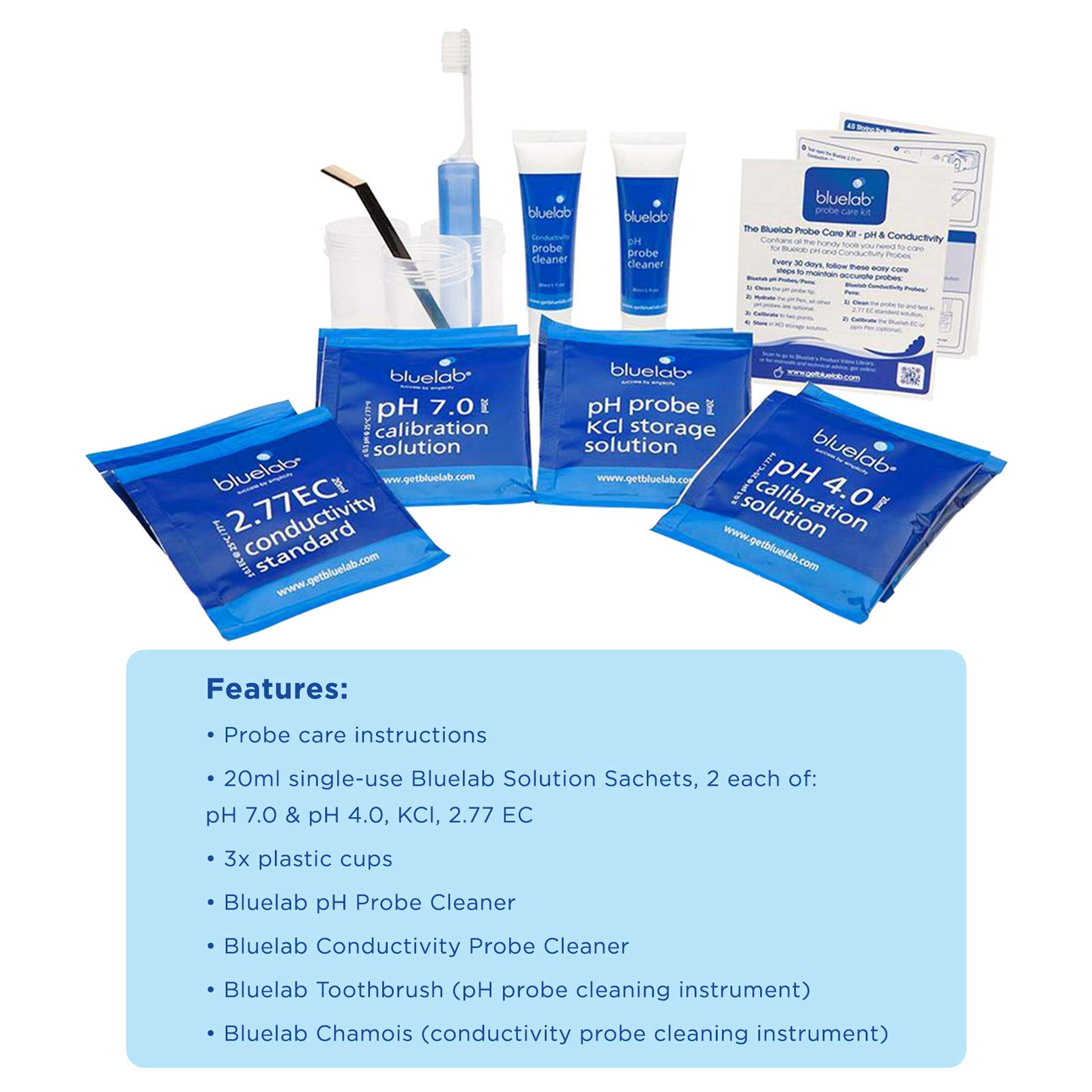 Bluelab PENGTB Grower's Toolbox with pH Pen, Conductivity Tester and