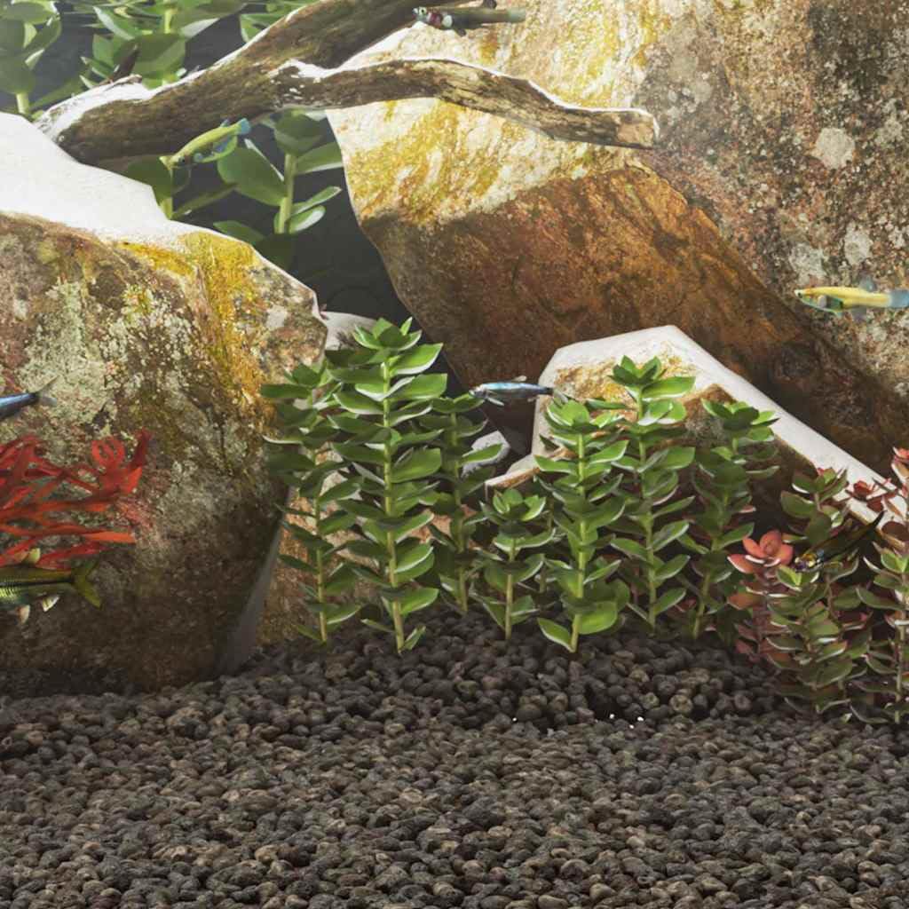 Mangloder Lavagranulat Vulkangestein 10 kg Schwarz 1 bis 2 cm für Aquarium Deko, biologischer Filter, Terrarium Bodengrund, zum Gestalten von Unterwasser Landschaften