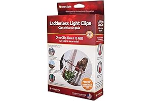 Simple Living Products Smart No Ladder Light Clips