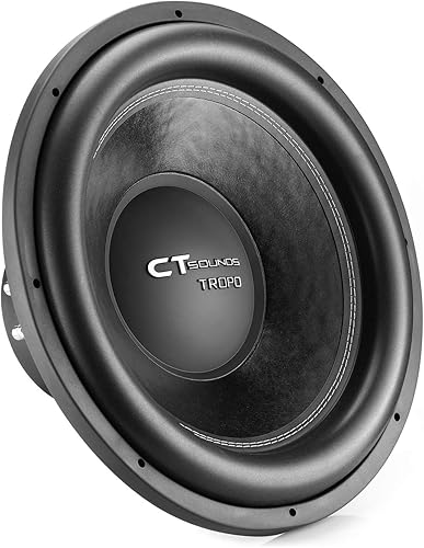 CT Sounds TROPO-18-D2 - Subwoofer para coche de 18 pulgadas, doble 2 ohmios, 1300 vatios máximo