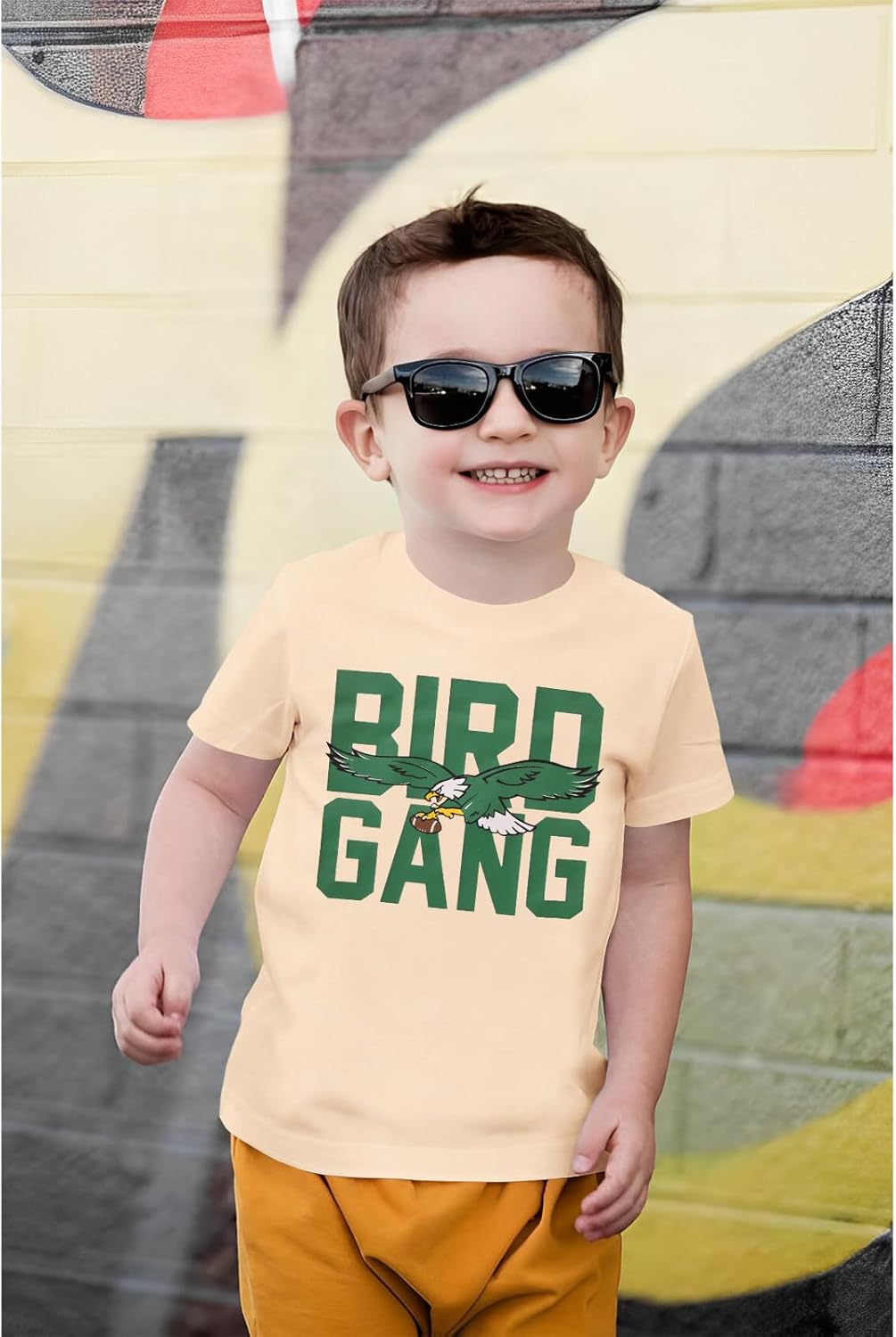 KEKEMI Toddler Boy Girls Football Ballgame Shirts Sundays for The Birds T-Shirt Game Day Outfit Sport Tees Football Fan Tops - Image 2