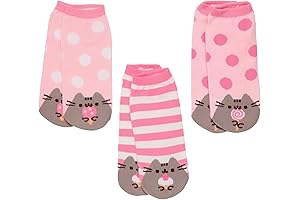 Wholesome Pusheen Socks Cuddle-worthy Accessory for Girls (3 Pair)