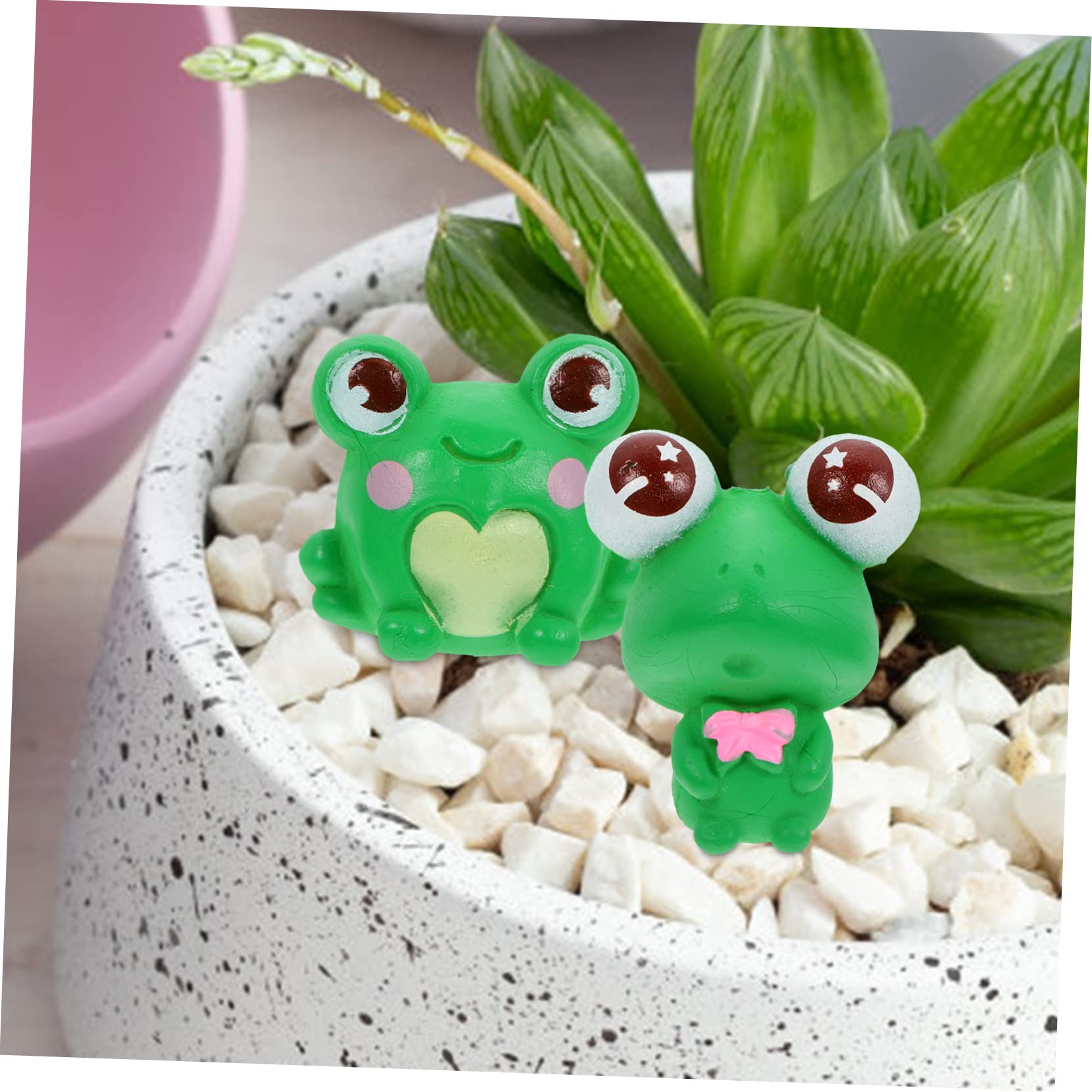 OIXYEY Lot De 60 Mini Grenouilles Fantaisie – Figurines Porte-bonheur Pour Jardin Féerique, Maison De Poupée, Décoration DIY