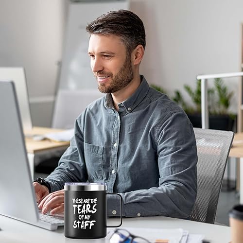 Miniatura 3 de Regalos de jefe para hombres, taza de café para jefe, regalos para el día del jefe para hombres, regalos para el mejor jefe de la historia, regalos