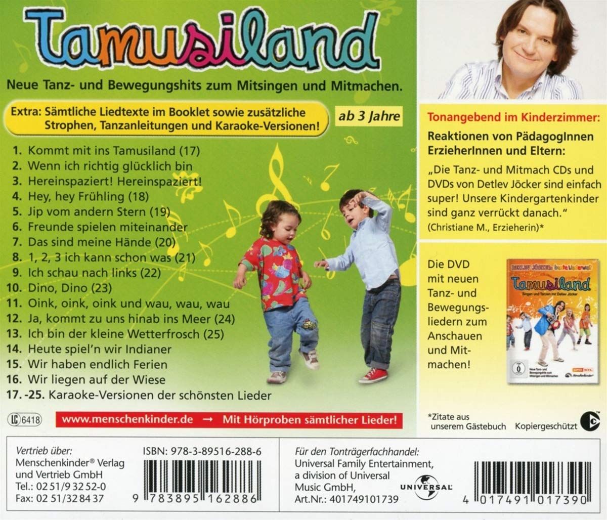 Tamusiland: Sonderedition. Neue Tanz- und Bewegungshits zum Mitsingen und Mitmachen