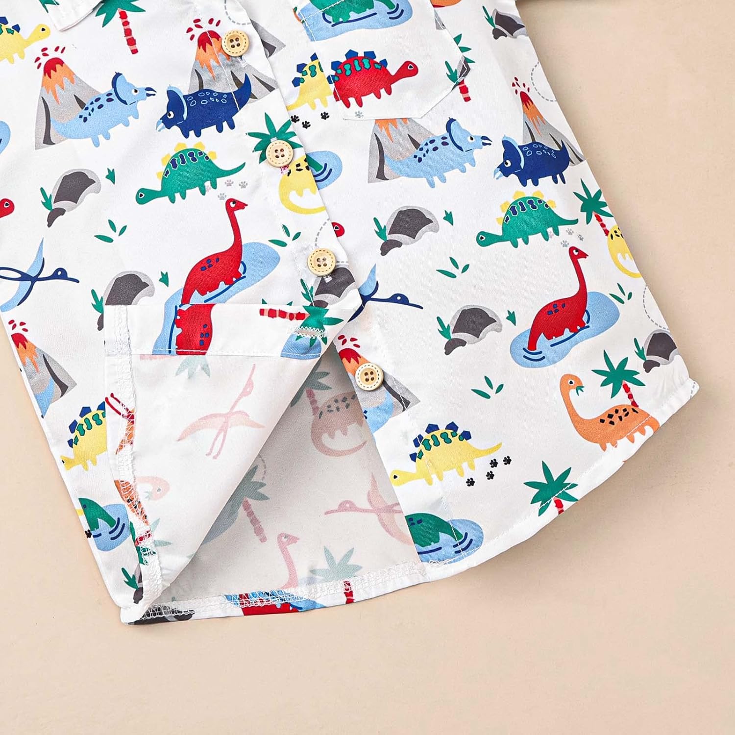 Toddler Baby Boy Clothes Summer Shorts Sets Short Sleeve Dinosaurs Shirt Top + Shorts Set Outfits Set 12 Months-4T - Image 9