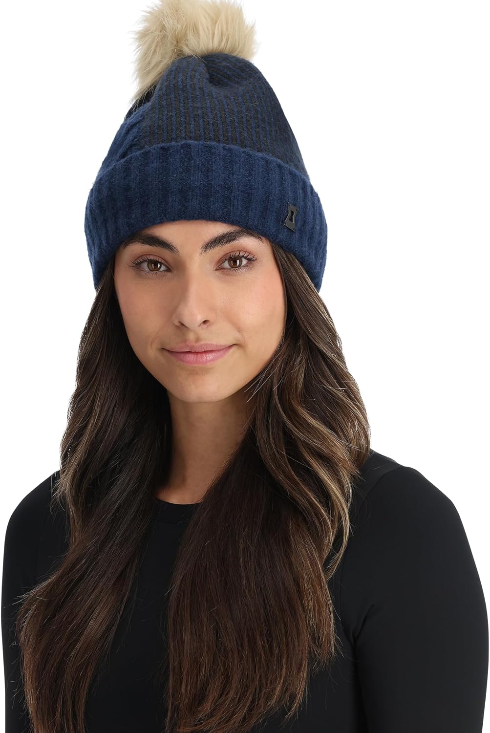 Spyder Women's Plait Pom Lined Ski Beanie