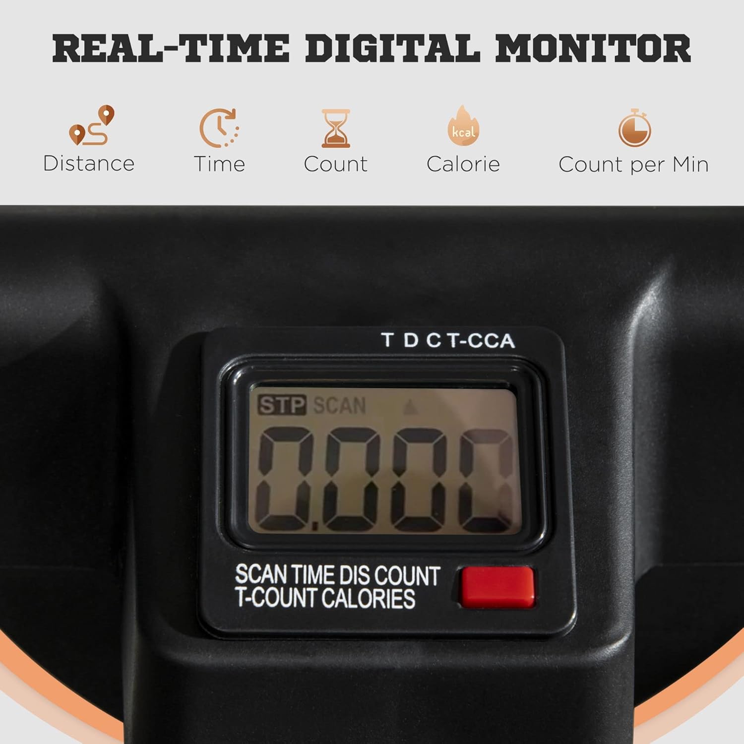 Soozier Foldable Ab Twister Board For Waist Trimming With Sc...