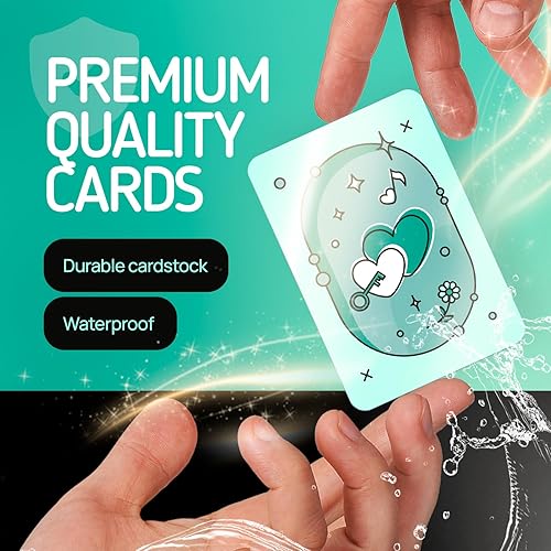 Miniatura 9 de Juego de cartas para parejas para citas nocturnas y viajes, 54 cartas y 208 preguntas, charlas profundas, juegos de cartas interactivos de póquer