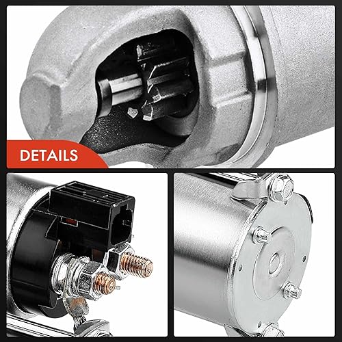 Miniatura 7 de A-Premium Motor de arranque compatible con Hyundai Sonata 06-09 y Kia Magentis, Optima 06-09, Forte Koup 10, 2.0L 2.4L, 12V 1.2KW 8 dientes en