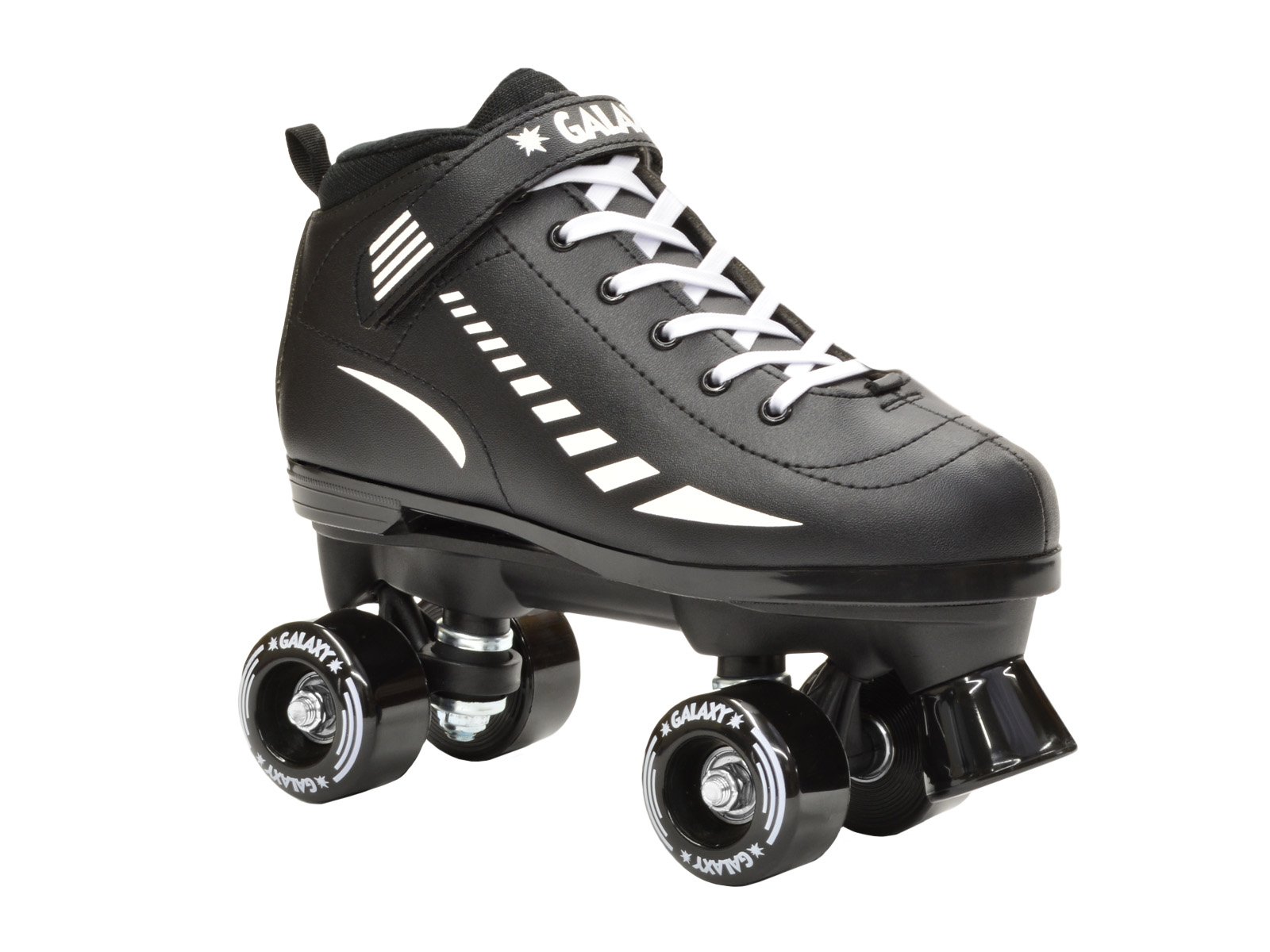 Epic Skates Galaxy Elite Kids Quad Speed Skates, Black, Youth 2