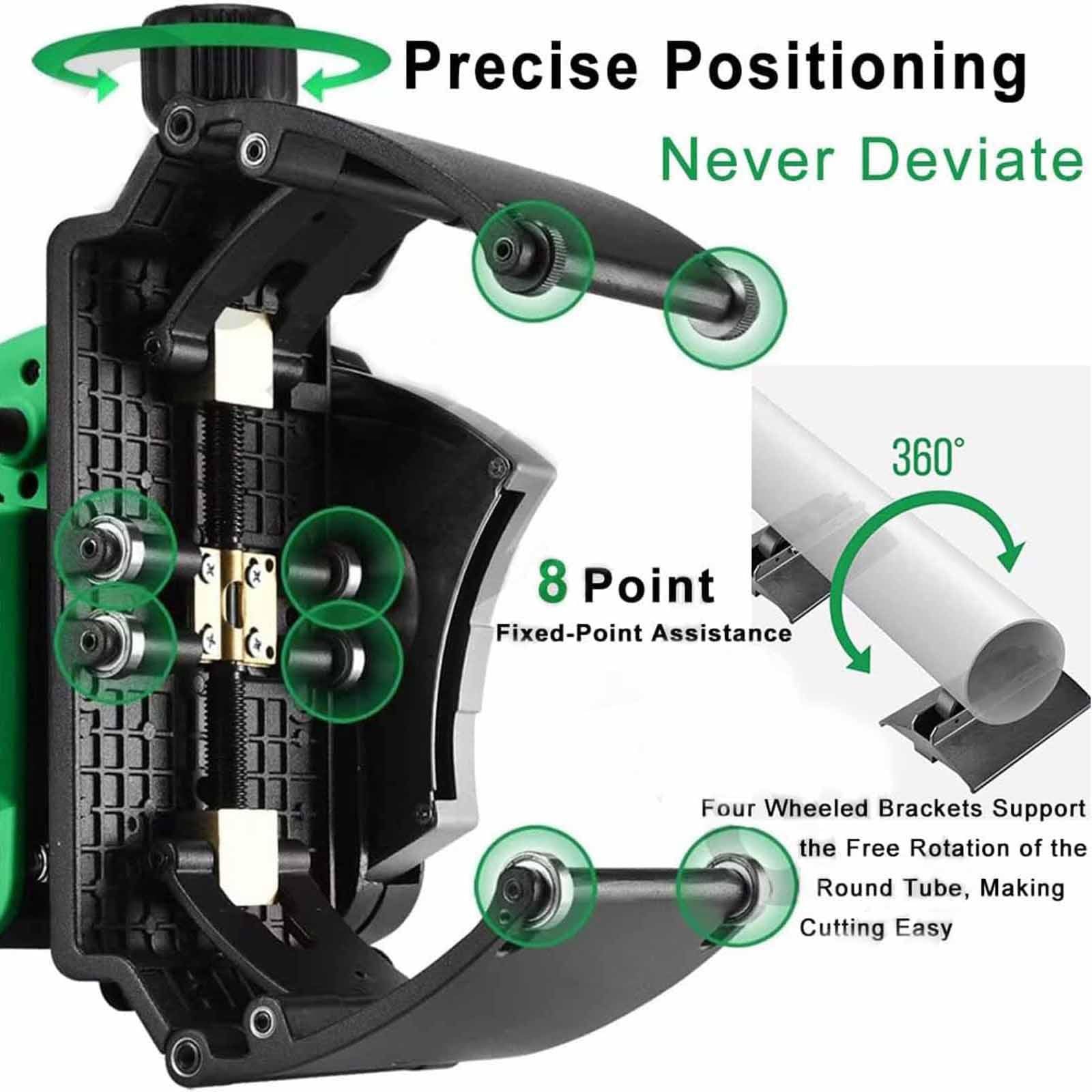 Narzędzie do cięcia rur, Heavy Duty Metal Cutter do precyzyjnego cięcia miedzi, stali nierdzewnej, aluminium i mosiądzu, konstrukcja szybkiego cięcia, idealna do projektów DIY