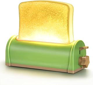 MTDYHY Cut Night Light for Kids Toast Bread LED Lamp Baby Room Decor Light with Rechargeable 8 Colors Dimable, Birthday Gifts Ideas for Girls Boys Kids Women, Gifts for Baby/Kids (Green)