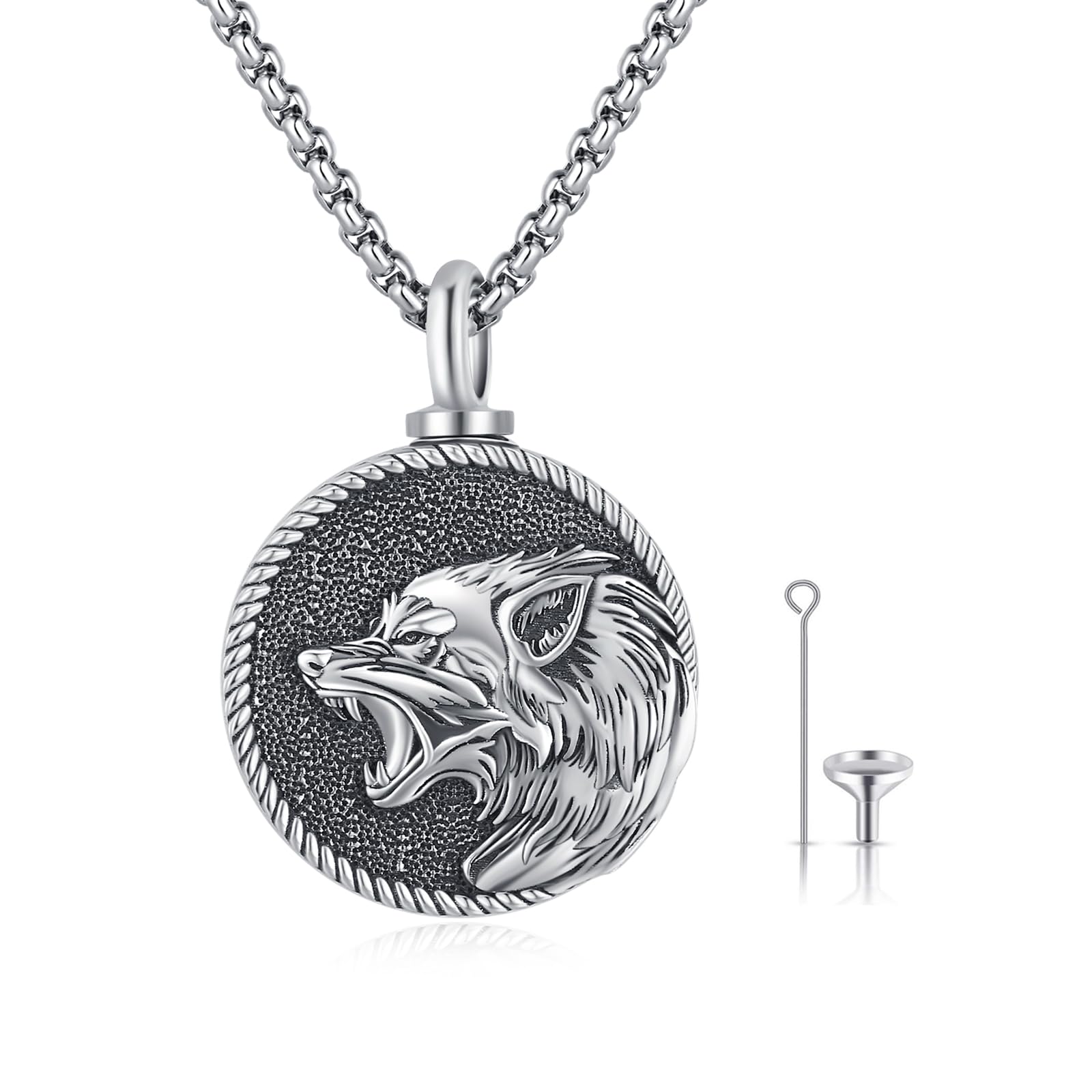 Medaillon und Urne Halskette 925 Sterling Silber Pferd/Baum des Lebens/Herz Medaillons Herz/Teardrop/Sonnenblume/Hundepfoten Urne Anhänger Kette Keepsake Schmuck