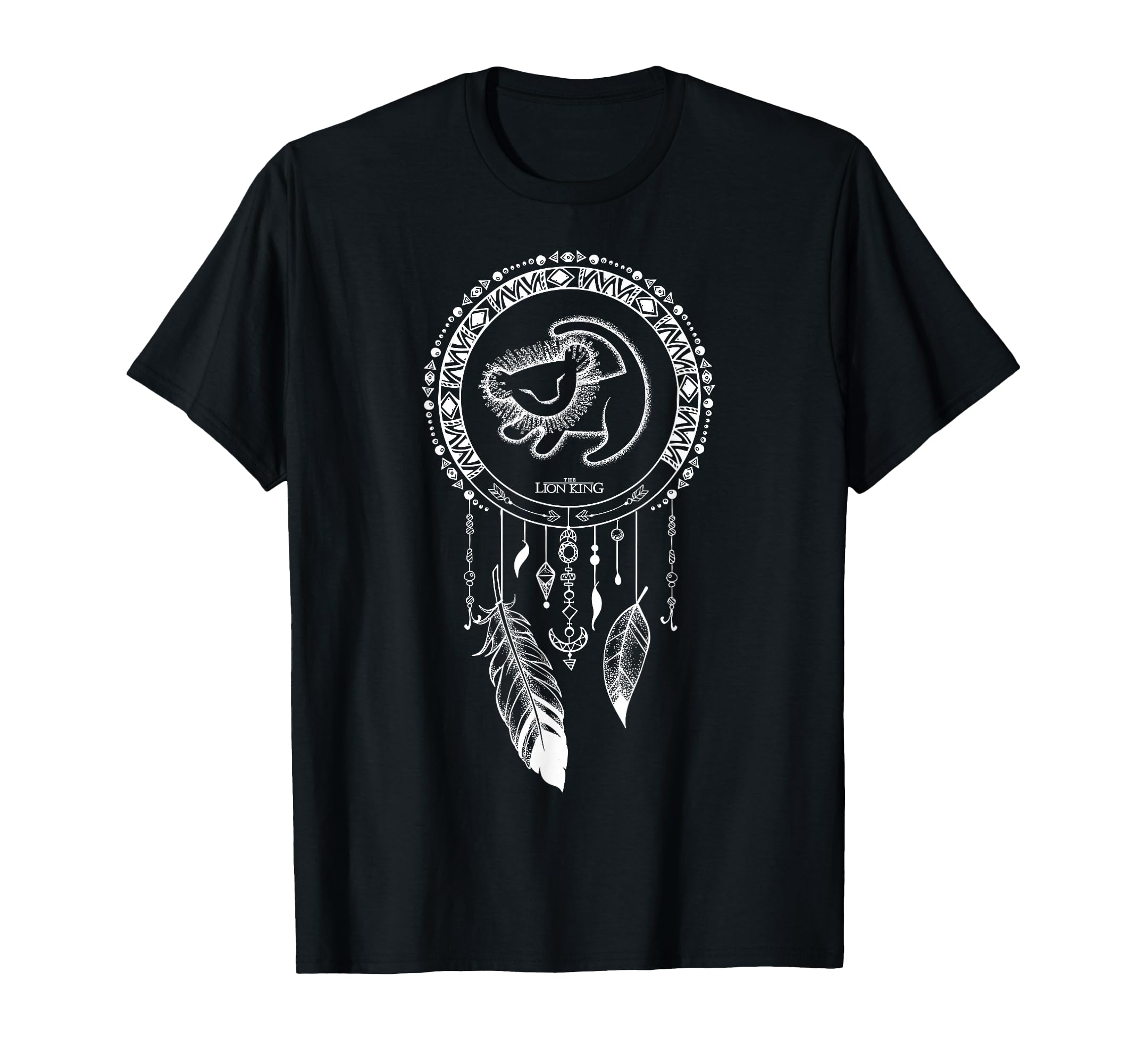 Disney Lion King Simba Boho Dreamcatcher Graphic T-Shirt