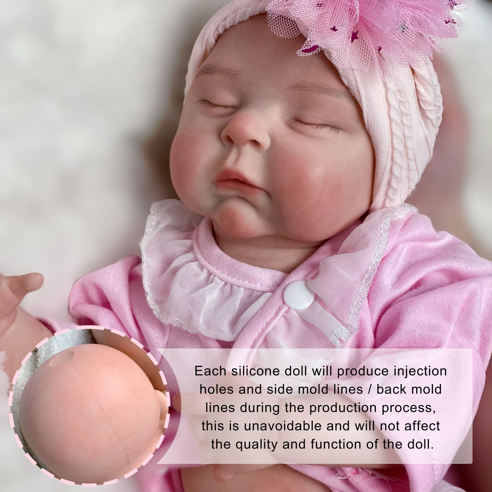 Realistische Reborn-Puppe Aus Silikon – 45 Cm, 3 Kg, Mit Kleidung & Fläschchen