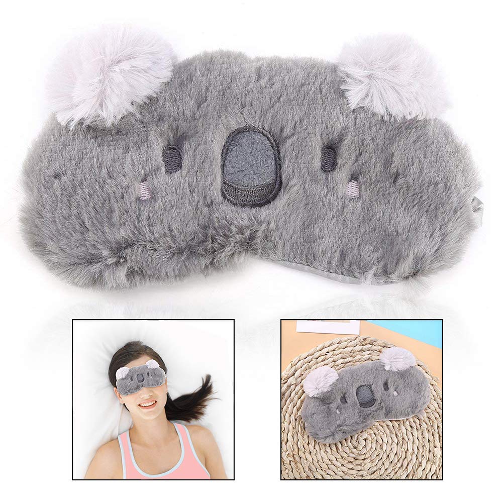 Laahoem Animal Sommeil Masque Pour Les Yeux Mignon ôle 3D Doux Moelleux