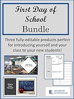 Back to School Bundle- Seconday (6-12)
