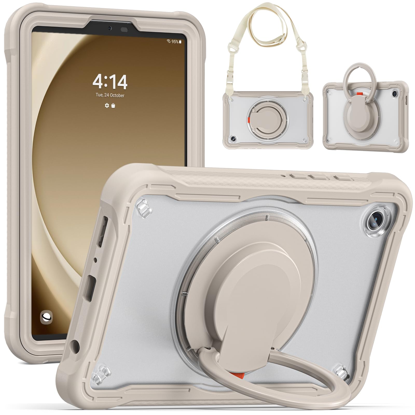 Coque Galaxy Tab A9 antichoc pour éviter les casses d'écran avec support - 8