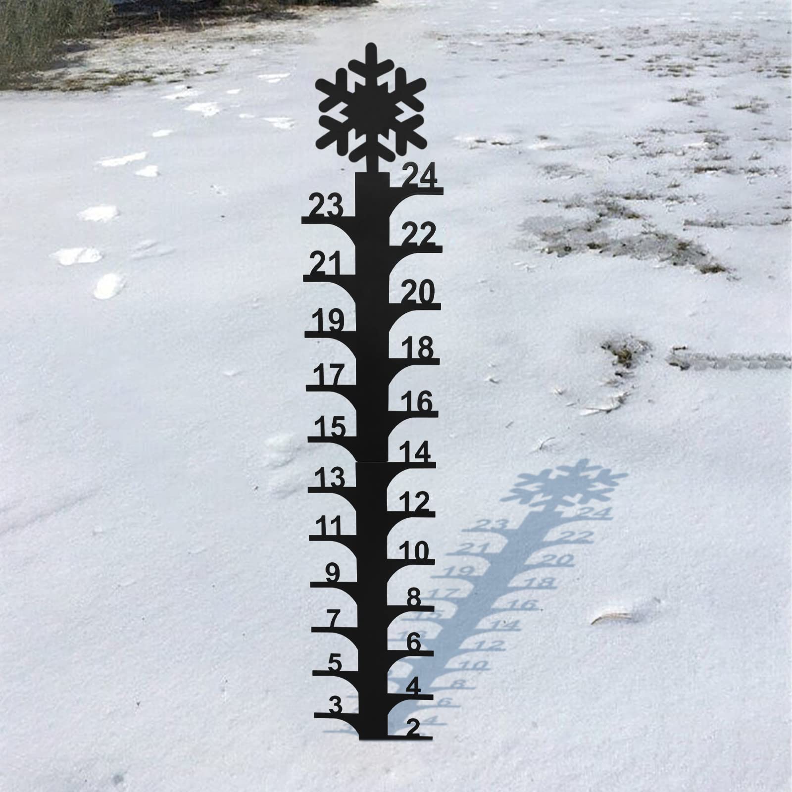 Snow Blanket Roll Snow Gauge Outdoor, 24 Inch Snowfall Measuring Gauge ...