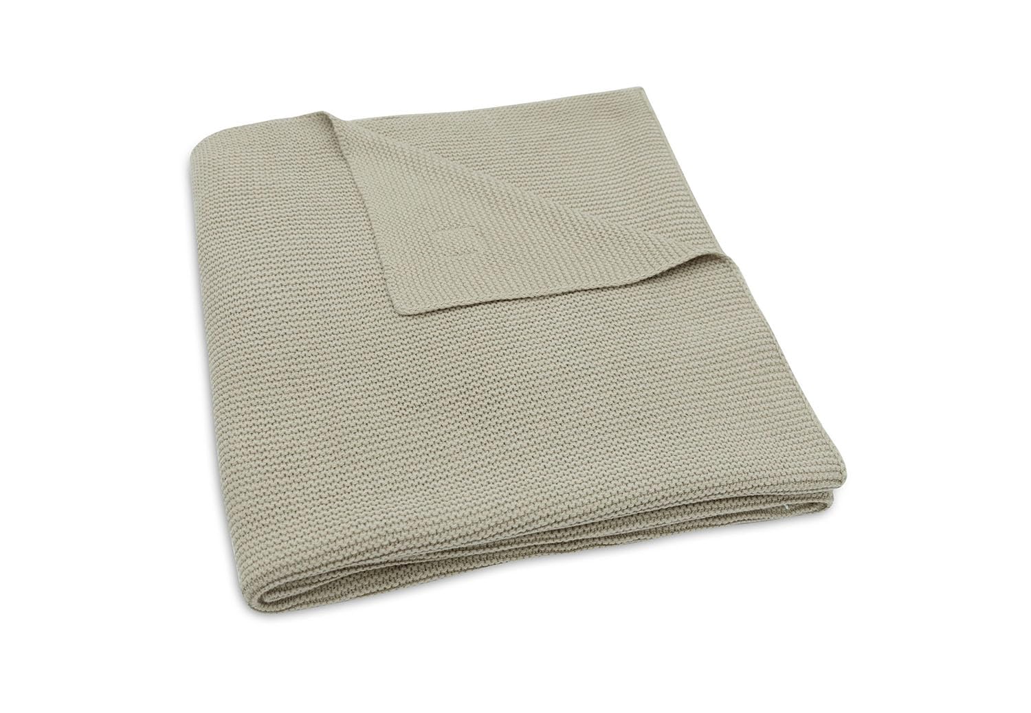 Jollein 516-522-67053 Children's Knitted Blanket Basic Knit Olive (100 x 150 cm)