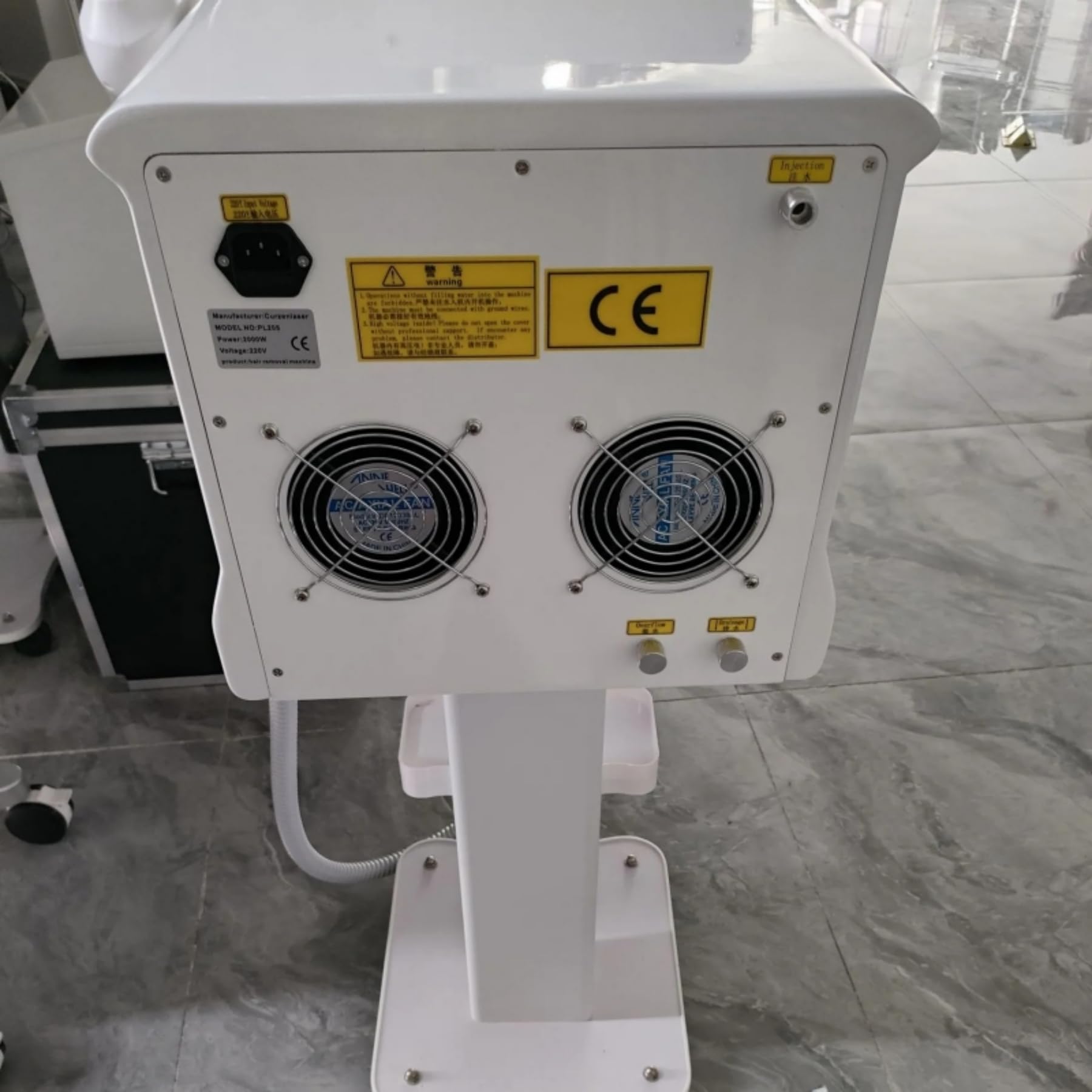 808nm diodo laser depilatore maniglia raffreddamento sicuro depilazione permanente professionale 4 lunghezze d'onda 4000W
