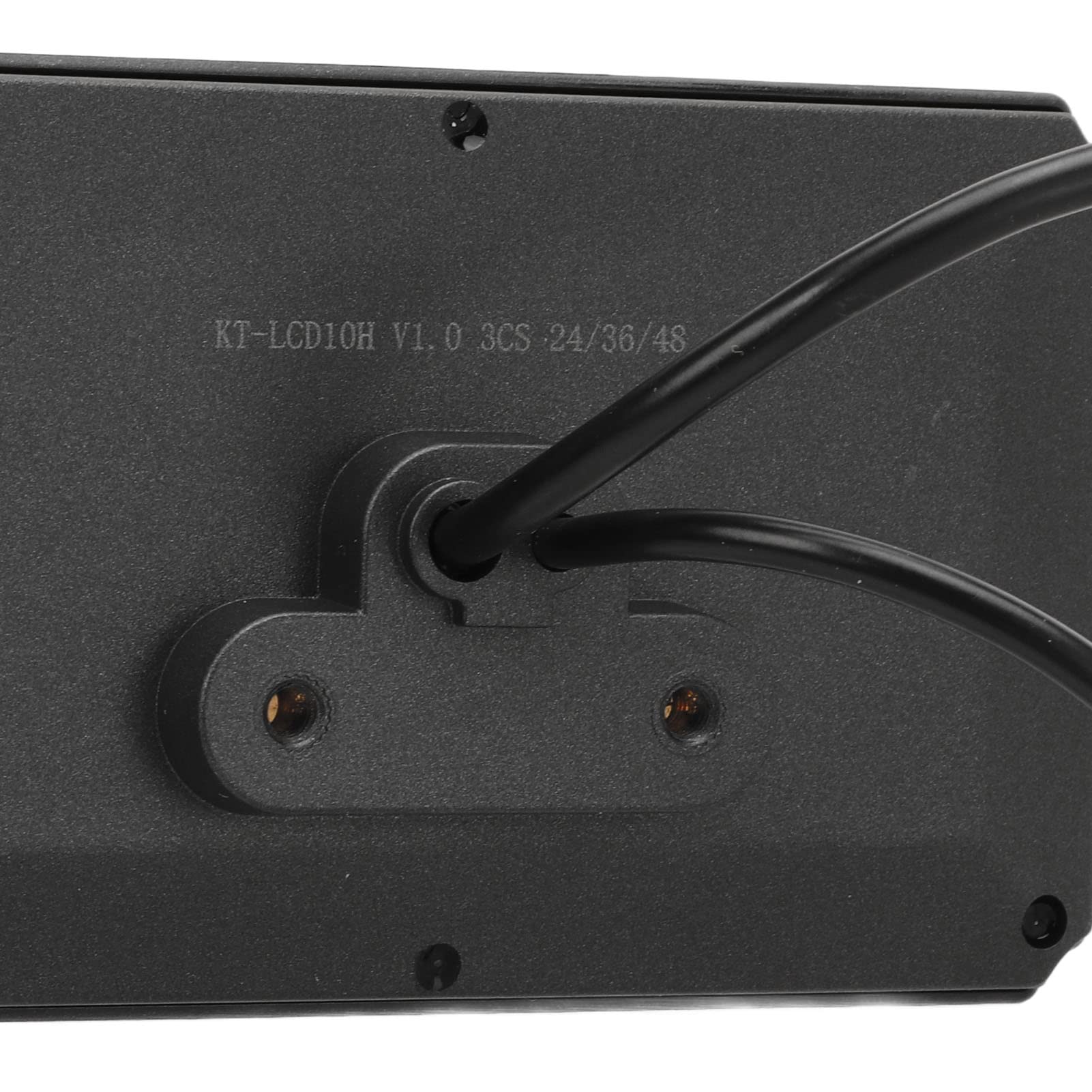 Dilwe Display LCD10H per Bici Elettrica, Materiale ABS, Connettore Impermeabile, Contatore per Bicicletta Elettrica per Mountain Bike e Pendolari