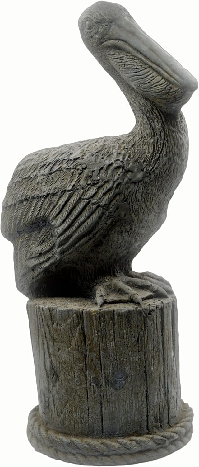 Pier Pelican- Cypress-17 Tall x 8" w x 12" Dia
