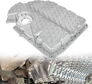 LEAPTREND 06K103600R Aluminum Lower Engine Oil Pan Compatible with 2014-2023 VW Arteon/Golf/GTI/Passat/Bee-tle/Tiguan/Jetta, 2015-2023 Au-di A3/A3 Quattro/A3 Cabriolet/Q3/Q3 Quattro/TT/TT Quattro
