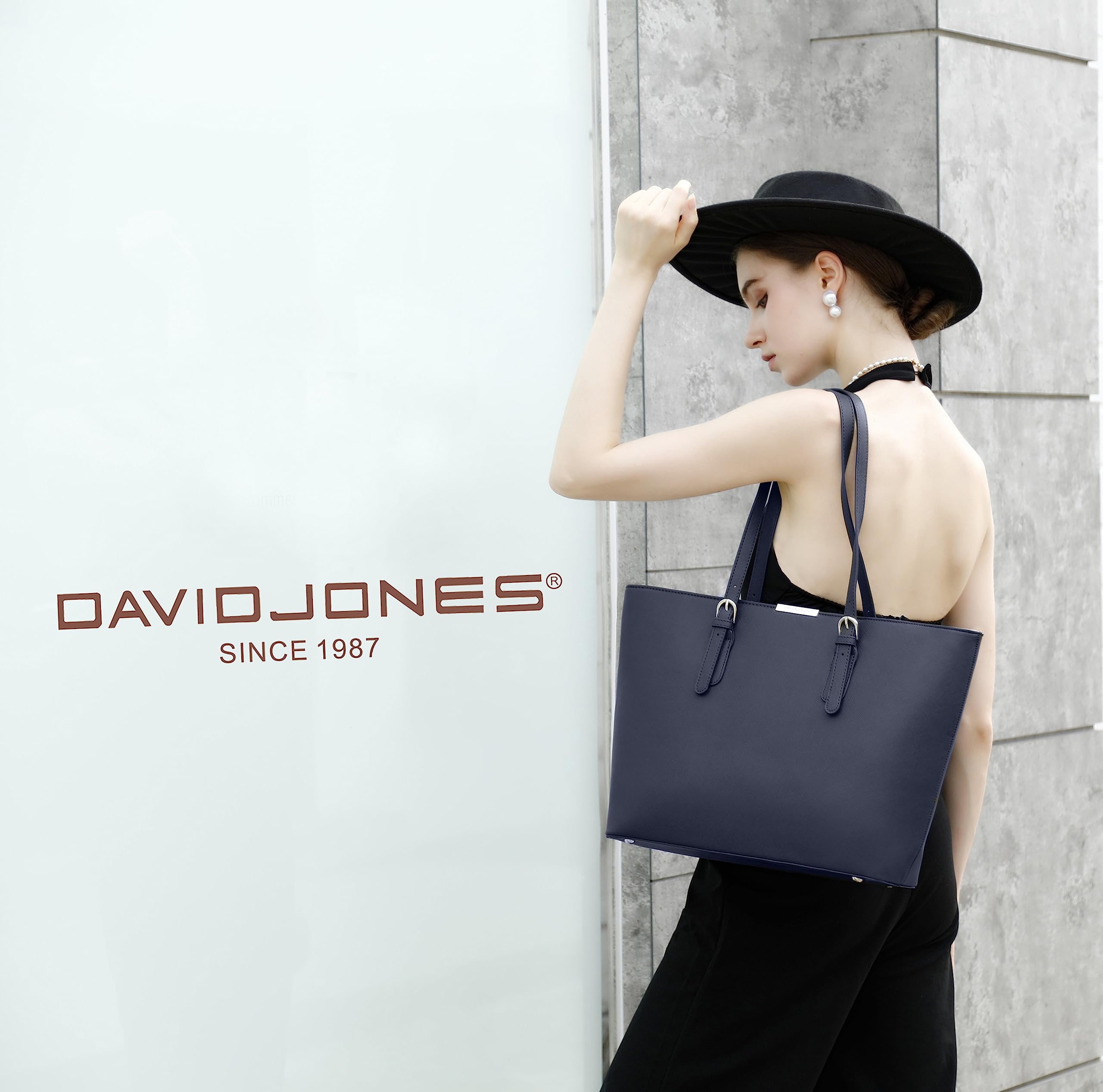 David Jones Damen Shopper Handtasche Frau Henkeltasche Gro E Tote