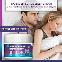 Vista 4 de Crema para dormir de PMT, ayuda natural para dormir regula los patrones de sueño para conciliar el sueño más rápido, utiliza ingredientes naturales